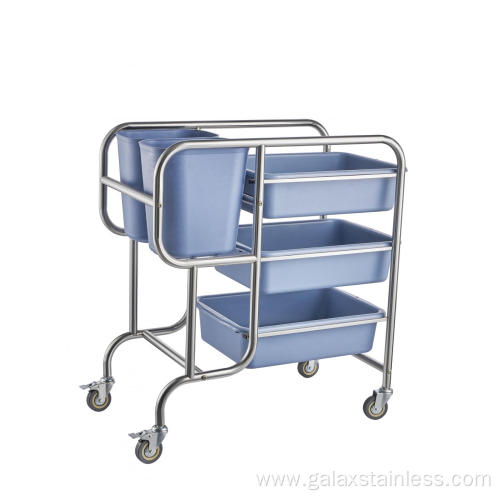 High Quality Clearing Trolley Handle Good Quality Hotel Housekeeping Clearing Trolley Supplier